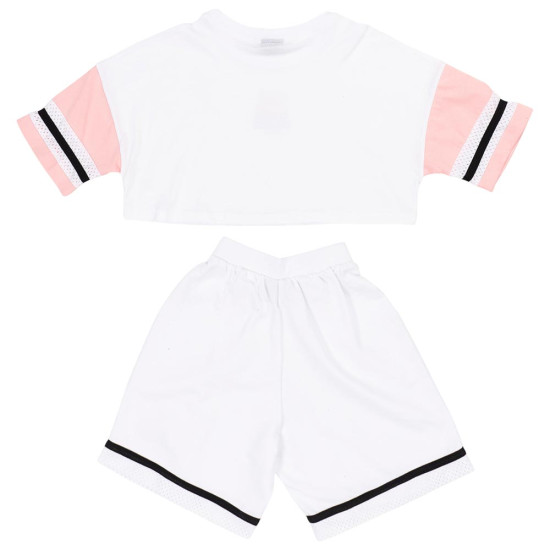 Target Παιδικό σετ Crop Top & Bermuda Single Jersey ''Queen'' Target Παιδικό σετ Crop Top & Bermuda Single Jersey ''Queen''